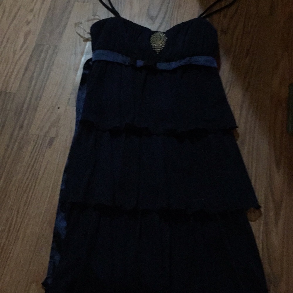 Blue prom dress